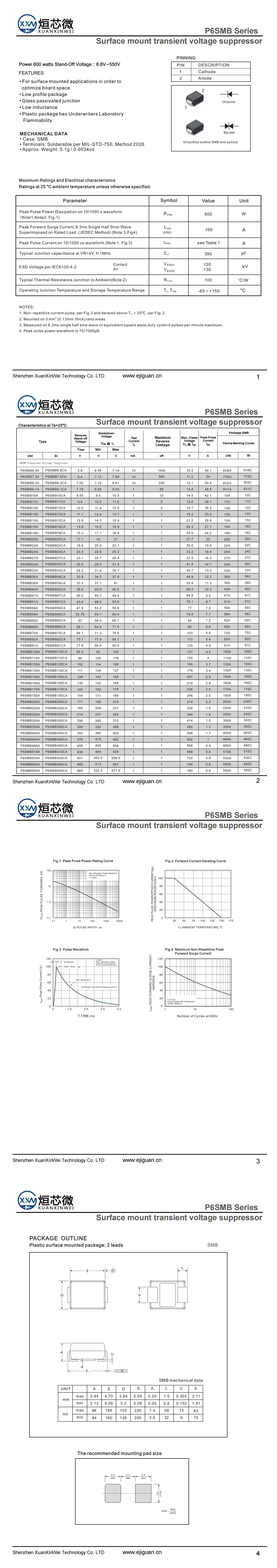 P6SMB170A